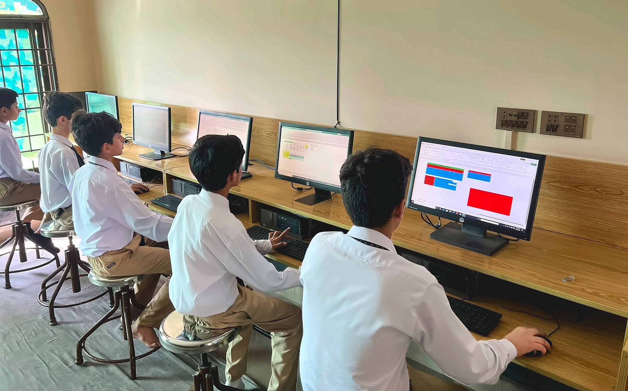 Computer Labs on Every Floor